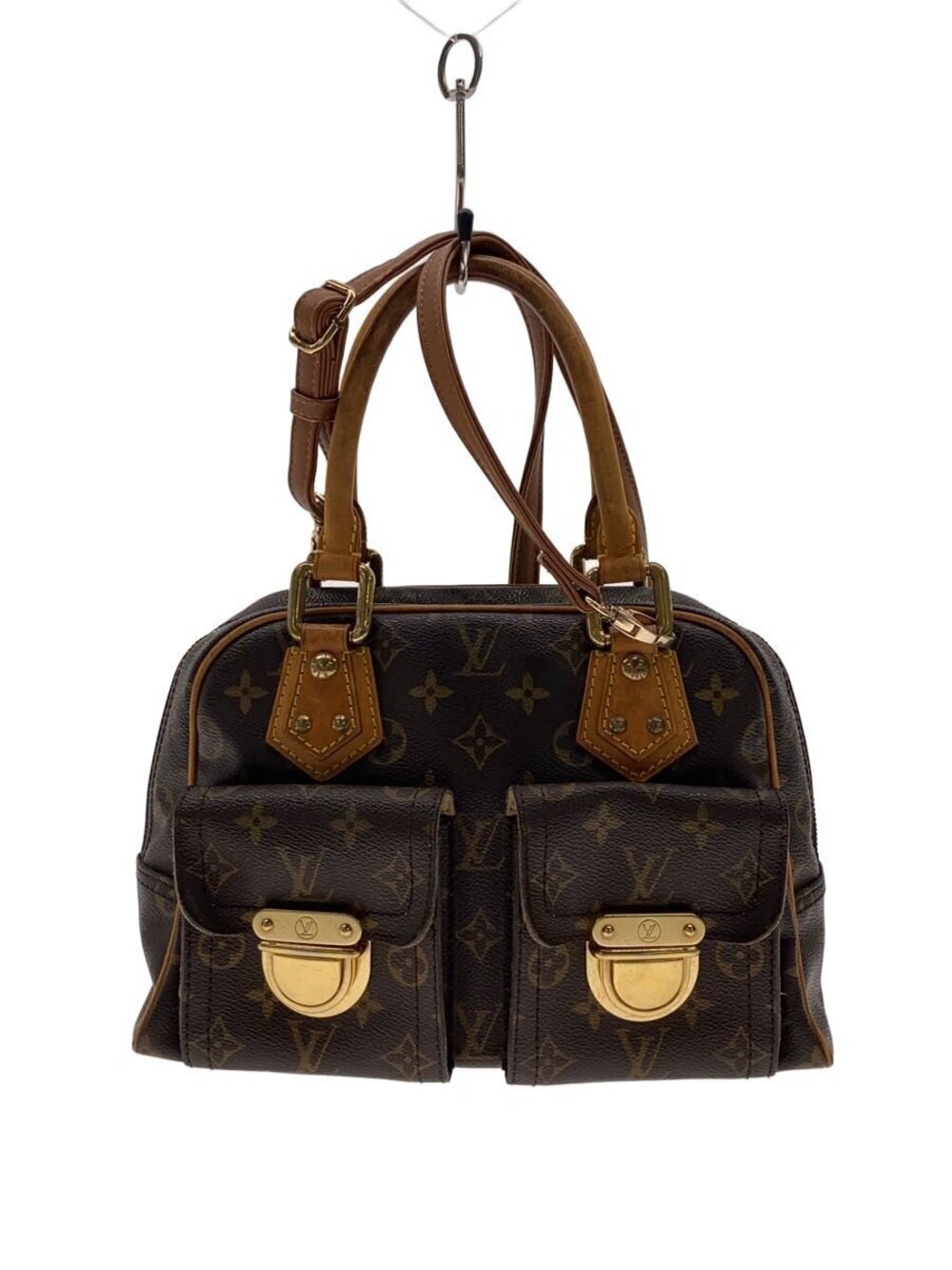LOUIS VUITTON Manhattan Monogram Canvas Brown